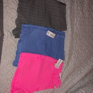 Crown and ivy shorts LOT of 3